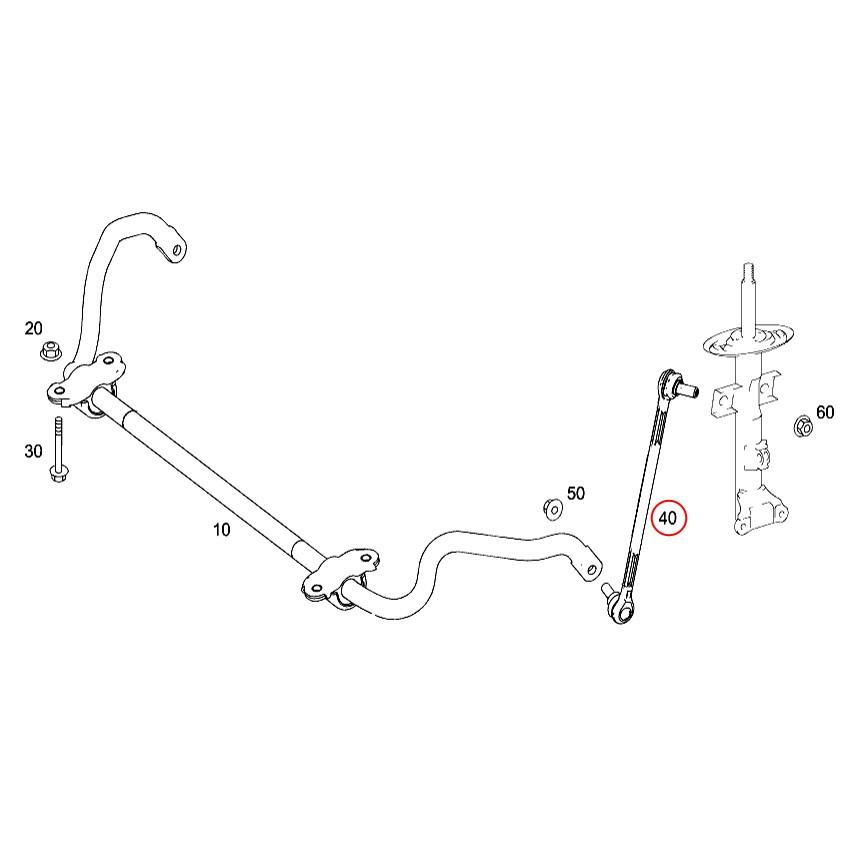 純正OEM LEMFORDER製 ベンツ W218 CLS350 CLS550 CLS63AMG フロント スタビリンク/ペンドラムサポート 左右セット 2123201189 2123201289 | Mercedes-Benz | 01