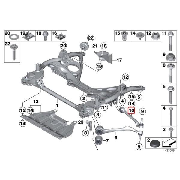 純正OEM LEMFORDER製 BMW F32 F33 フロント ロアアーム/コントロールアーム 左右セット 31126852991 31126852992 420i 428i 430i 435i 440i | BMW | 01