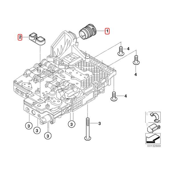 BMW E82 E87 E88 E63 ATカプラー/ミッションカプラー＆プラグアダプターセット 24347588725 24347588724 116i 118i 120i 130i 135i 630i | BMW | 01