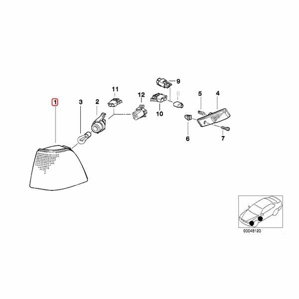 BMW URO製 E36 フロント ウィンカーレンズ/USサイドマーカー