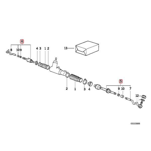 MEYLE製 BMW E36 318i 318is 320i 323i 325i 328i 318ti M3B M3C ステアリングタイロッド ASSY 左右セット 32111139315 32111139316 | BMW | 01