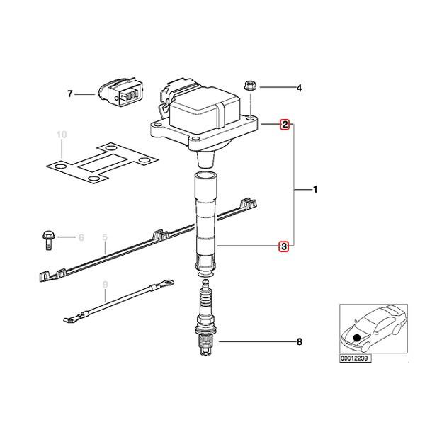 MEYLE製 BMW E38E39 735i740i750iL525i528i530i540i M5 L7 イグニッションコイル 12131703228 12131748018 12137599219 12139067831 | BMW | 01