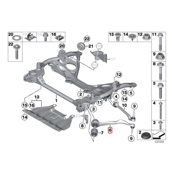 マイレ製 BMW F32 F33 F36 420i 428i 430i 435i 440i フロント プルストラットアーム/スラストロッド 左右セット HD(強化版) 31126855741 | BMW | 01