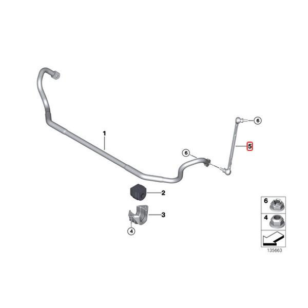 純正OEM LEMFORDER製 BMW E87 E88 E82 116i 118i 120i 130i 135i フロント スタビライザーリンク 左右セット 31356765933 31356765934 | BMW | 01
