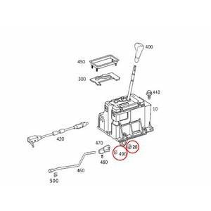 全国送料200円 ベンツ W210 E230 E240 E320 E400 E430 シフトリンケージブッシュ＆クリップ 2029920010 0009942960 0009944160 | Mercedes-Benz | 01