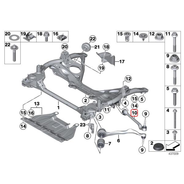 純正OEM TRW製 BMW F22 F23 F20 220i 116i 118d 118i 120i フロント ロアアーム/コントロールアーム 左右セット 31126852991 31126852992 | BMW | 01
