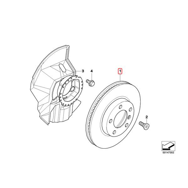 OP Parts製 BMW E46 クーペ M3 フロント ブレーキローター 左右セット 34112229529 34112282801 34112229530 34112282802 | BMW | 01