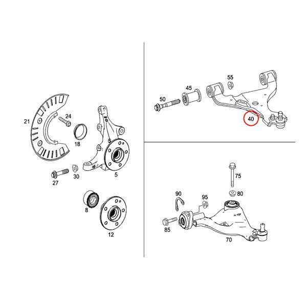 マイレ製 ベンツ Vクラス ビアノ W639 フロント ロアアーム 左右セット HD(強化版) 6393300810 6393300410 6393300910 6393300510 | Mercedes-Benz | 01