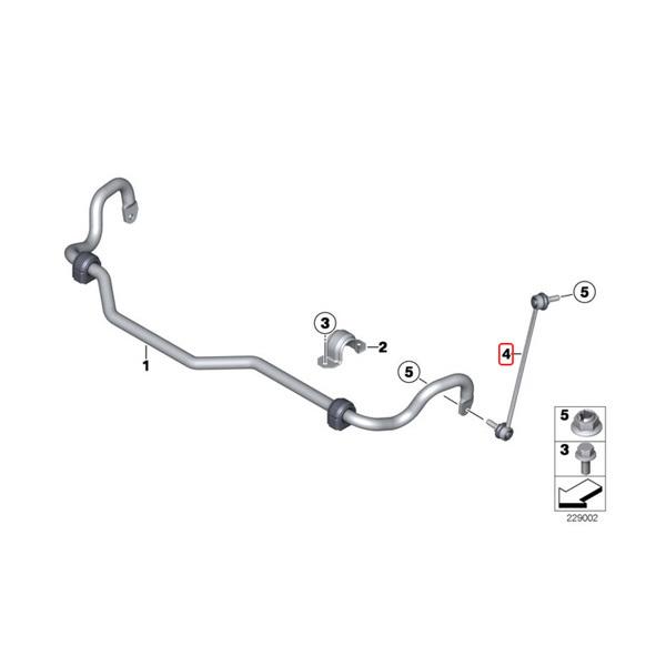 MEYLE製 BMW X3/F25 xDrive28i xDrive35i フロント スタビリンクロッド 左右セット HD(強化版) 31306787163 31306787164 | BMW | 01