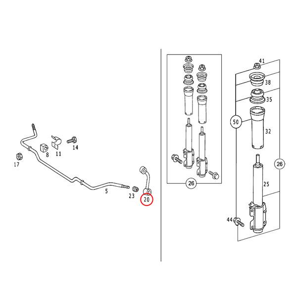 MEYLE製 ベンツ スプリンター W901 W902 W903 W904 1995〜2006年式 フロント スタビライザーリンク 左右セット 9013200289 9013200389 | Mercedes-Benz | 01