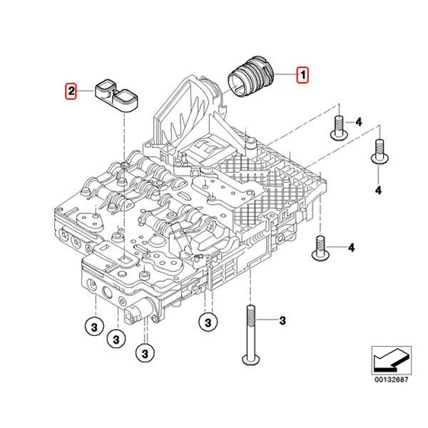 ZF製 BMW E60 E61 525i 530i 530xi ATオイルパンASSY＆スリーブ＆アダプター GA6HP19Z系 24152333907 24117536387 24347588725 24347552336 | BMW | 02