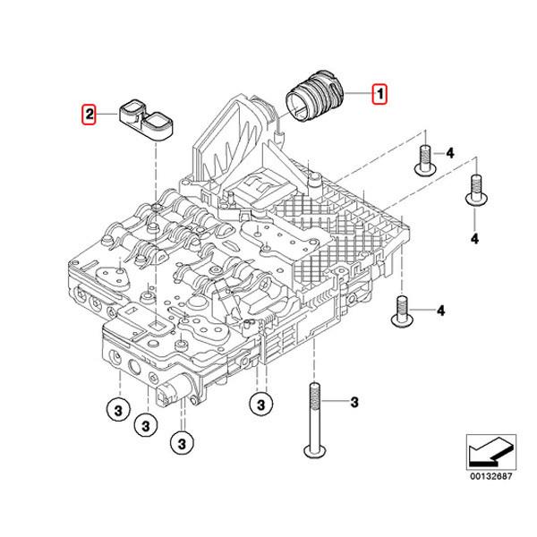 ZF製 BMW E87 E88 E82 E63 116i 118i 120i 130i 135i 630i ATオイルパンASSY＆シールスリーブ＆プラグアダプター GA6HP19Z 24152333907 | BMW | 02