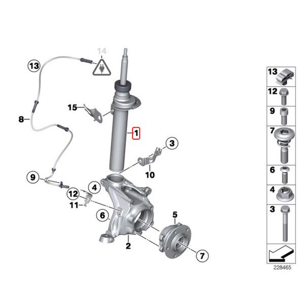 マイレ製 BMW X3/F25 xDrive20d xDrive20i フロント ショックアブソーバー 左右セット 31316796315 31316796409 31316796316 31316796410 | BMW | 01