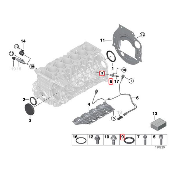BREMI製 BMW Z4/E85 E86 E89 2.5i 3.0si sDrive23i 35i 35is クランクセンサー/クランクシャフトセンサー Oリング付き 13627525015 | BMW | 01