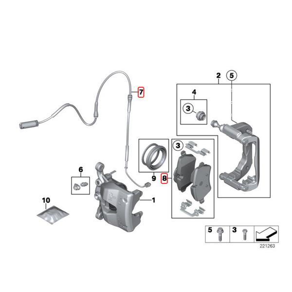 BOSCH製 QuietCast BMW MINI ミニ R56 R57 CooperS クーパーS フロント プレミアムディスクブレーキパッド センサー付き 34116778320 | BOSCH（DIY、工具） | 01