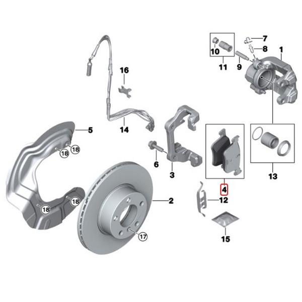 BMW MEYLE製 BMW E87 E88 E82 120i 130i フロント ブレーキ