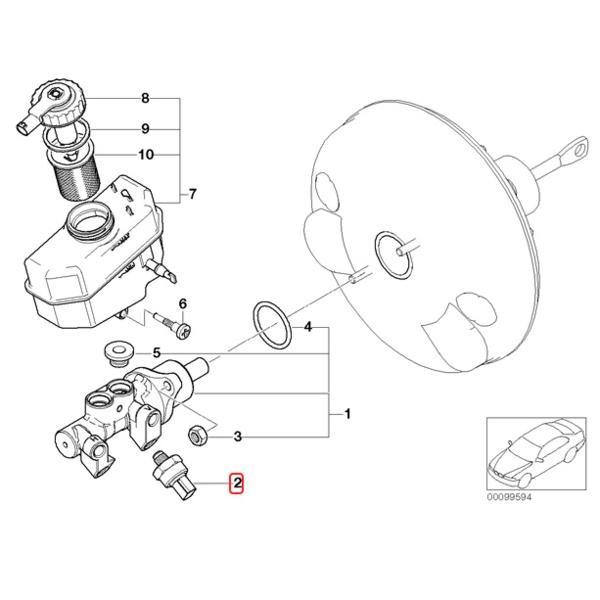 BMW BMW E46 ブレーキ 圧力センサー/DSCプレッシャーセンサー