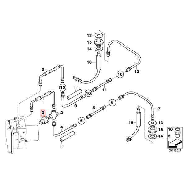 BMW BMW E46 ブレーキ 圧力センサー/DSCプレッシャーセンサー