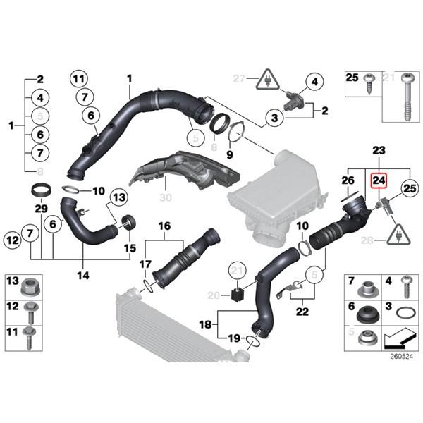 BMW Z4/E89 ブーストプレッシャーセンサー/ターボプレッシャー