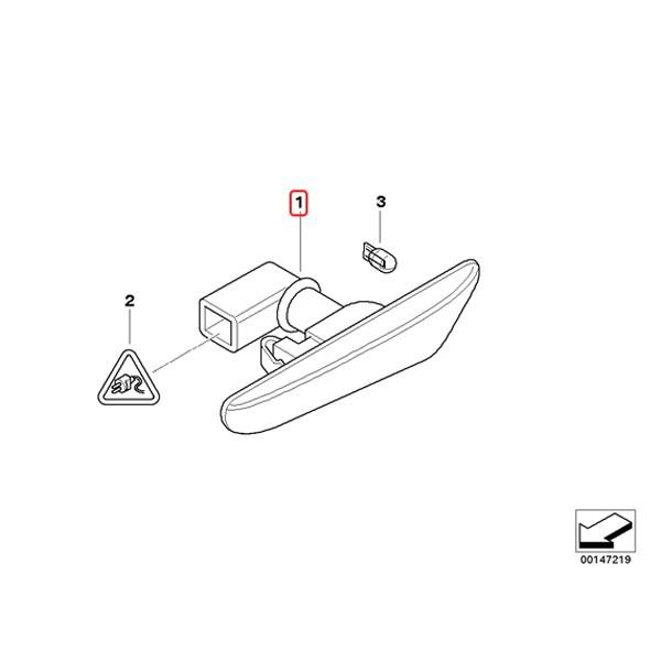 BMW E87 E88 E82 F10ルック LED サイドマーカー/フェンダーウィンカー 左右 スモーク 63137253326 63137253325 116i 118i 120i 130i 135i