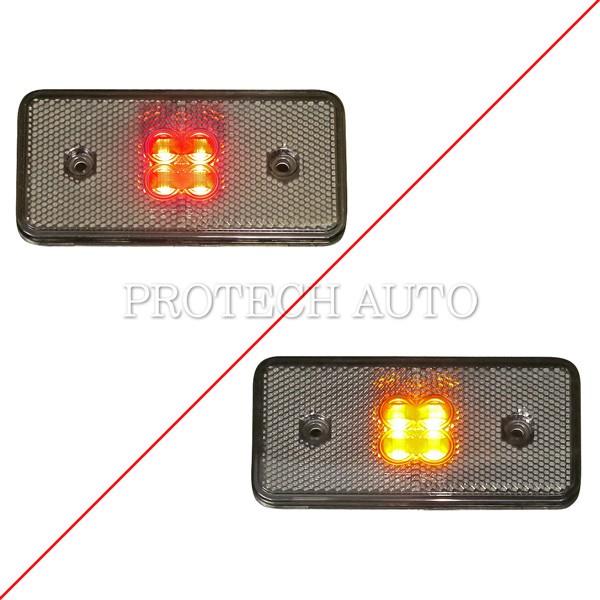 ベンツ W463 G55AMG G63AMG LED サイドマーカー/フェンダーウィンカー 一台分 スモークレンズ 2002-2014年用 0009064804｜protechauto｜04