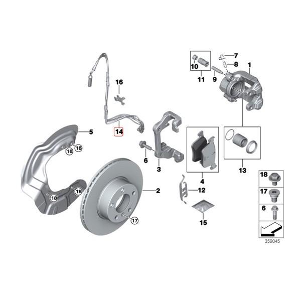 BMW 全国送料200円 BMW X1/E84 sDrive18i フロント ブレーキパッド