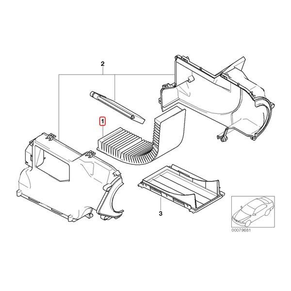 BMW MINI ミニ R53 クーパーS CooperS ACフィルター/エアコンフィルター 64311496710 64311496711 64319257505 64316930351｜protechauto｜02