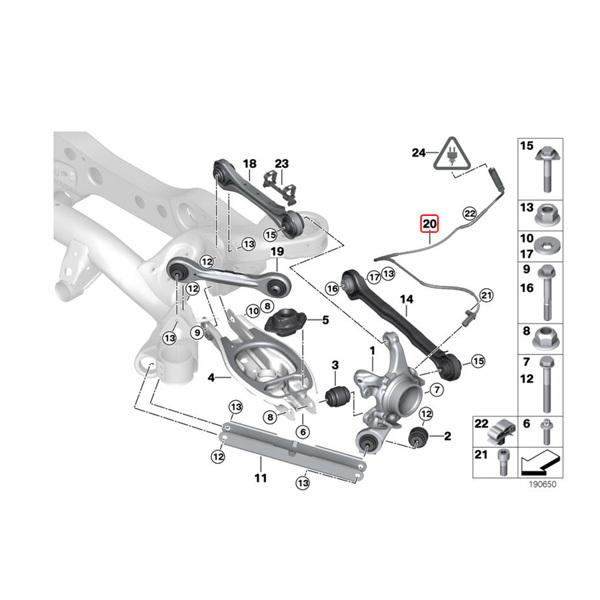 JZX100 リア ABSセンサー 左右 JZX100 リア ABSセンサー 左右