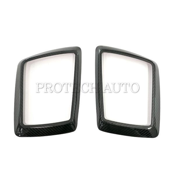 ベンツ Gクラス W463A W464 G350d 2018年8月〜 リアルカーボン製 フェンダーウインカーリング/ウインカートリムリング 左右セット | Mercedes-Benz | 01