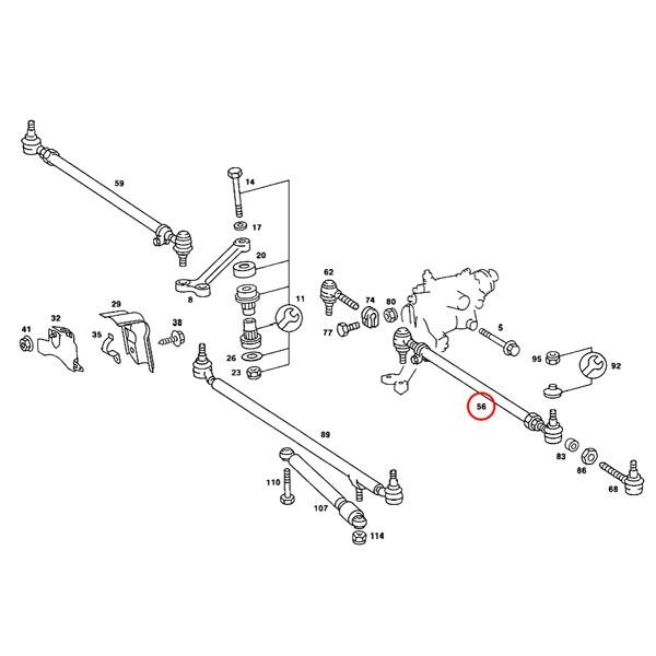 Mercedes-Benz（メルセデス・ベンツ） 純正OEM TRW製 ベンツ 190クラス