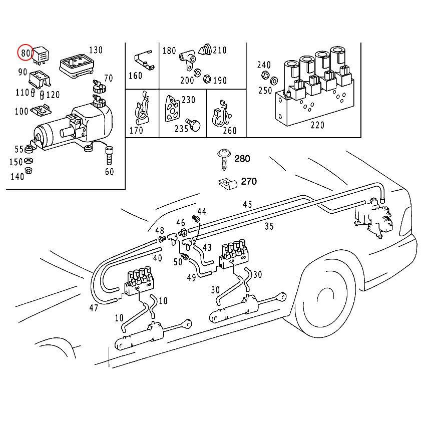URO製 ベンツ Sクラス W220 マルチパーパスリレー/マルチリレー