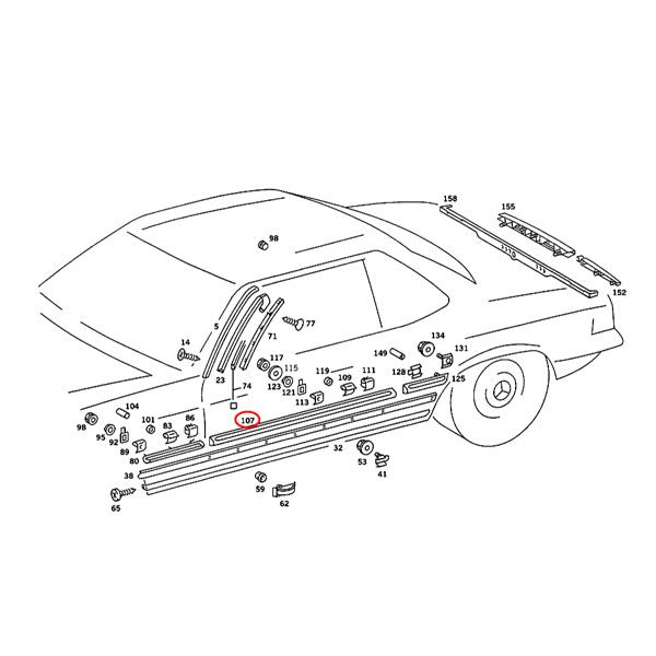 Mercedes-Benz（メルセデス・ベンツ） URO製 ベンツ R107 500SL 500SLC 