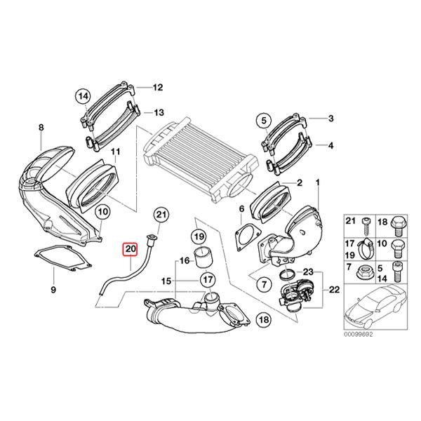 MINI（ミニ） URO製 BMW MINI R52 R53 CooperS インテークパイプ負圧