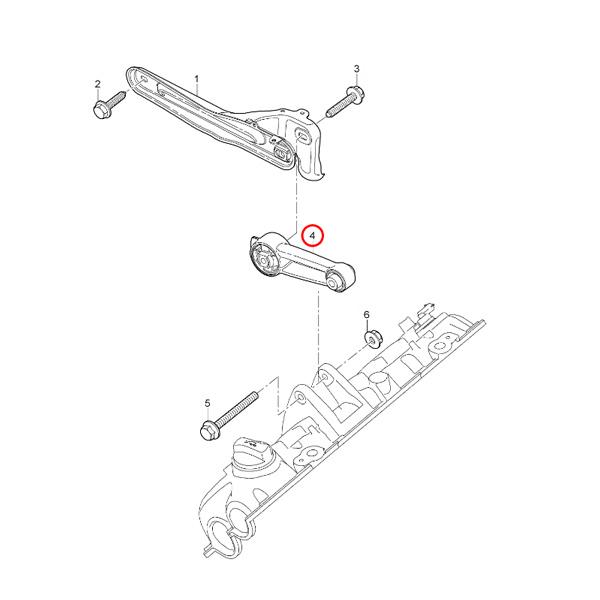 URO製 Porsche ポルシェ Cayenne カイエン 955 957 エンジンサポートマウント 95537510113