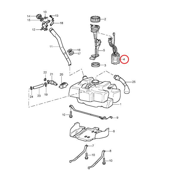 URO製 Porsche ポルシェ 911 996 997 燃料ポンプ/フューエルポンプ 99662013200