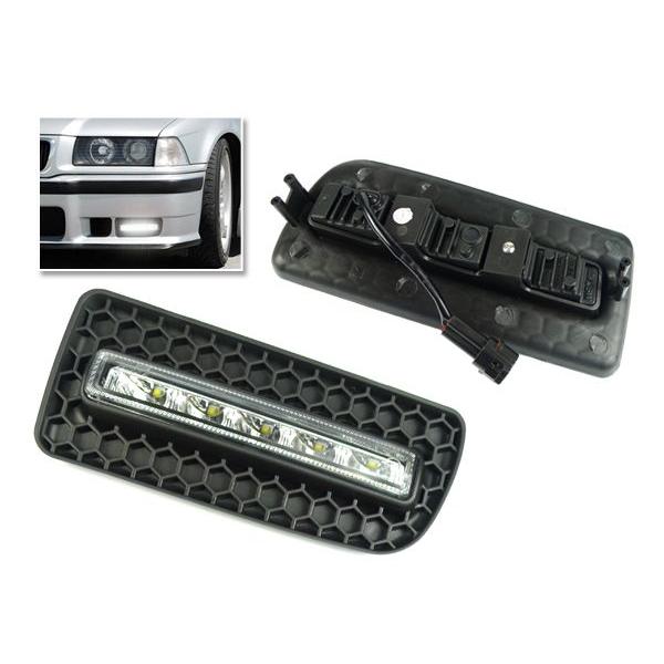 BMW E36 325i 328i LED デイタイムランニングライト 高輝度 純白 7000K 63178357389 63178357390｜protechauto｜03