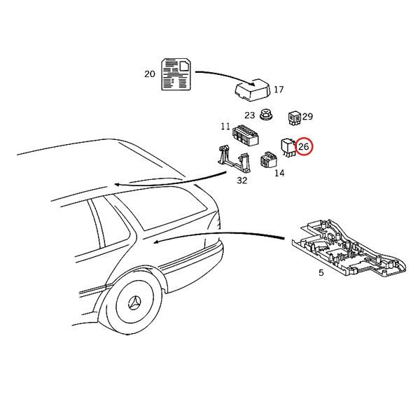 Mercedes-Benz（メルセデス・ベンツ） VEMO製 ベンツ W126 560SEC 燃料