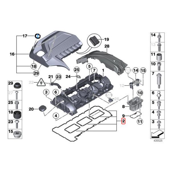 BMW VICTOR REINZ製 E90 E91 E92 E93 F30 F80 F31 F34 335i M3