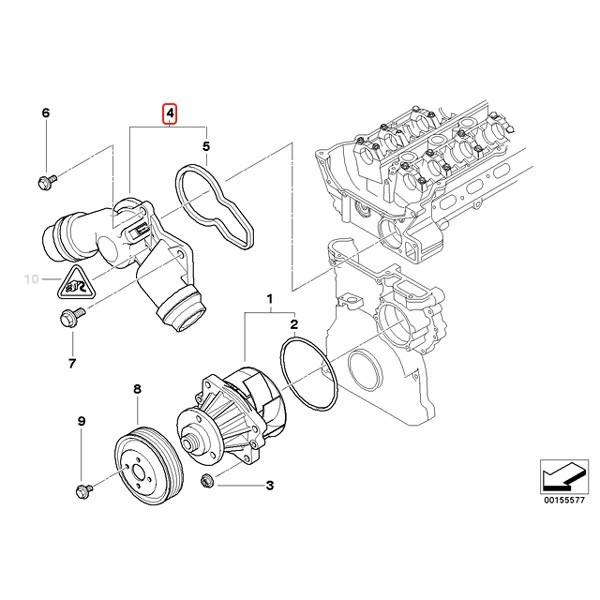 BMW 純正OEM Wahler製 BMW E46 サーモスタット 11531437040