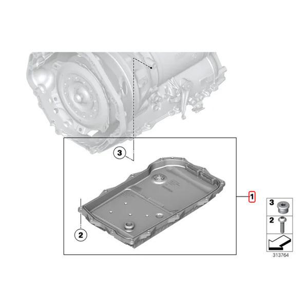 ZF製 BMW X1/E84 X3/F25 X4/F26 sDrive20i xDrive20d 20i 28i 35i M40i ATオイルパン フィルターASSY 24118612901 24117624192 24117613253 24117604960|protechauto|02