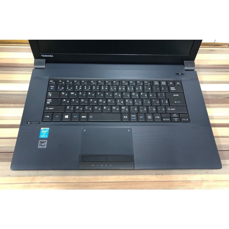 ノートパソコン 中古パソコン   Toshiba Satellite B554 MicrosoftOffice2021付き Win10 Corei5 @ 2.50 GHz SSD128GB 大容量8GBメモリ 15.6型 DVD WIFI｜protecpc｜03