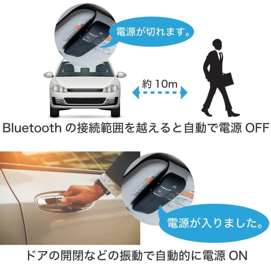 ハンズフリー 車  THF-04 プロ仕様 bluetooth4.1 通話 スピーカー 車載用 自動車用 スマホ 車載用品 車中泊 グッズ FMトランスミッター 併用可 TAXION｜protection｜14