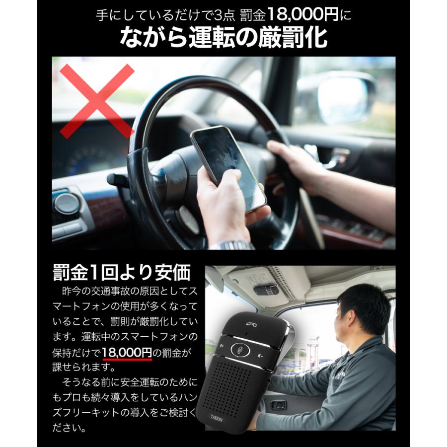 ハンズフリー 車 Thf 08 4w大型スピーカー搭載 プロ仕様 Bluetooth4 1 大型スピーカー内蔵 通話 Taxion 車載用 自動車用 ハンズフリー Www Mantraman Com Mx