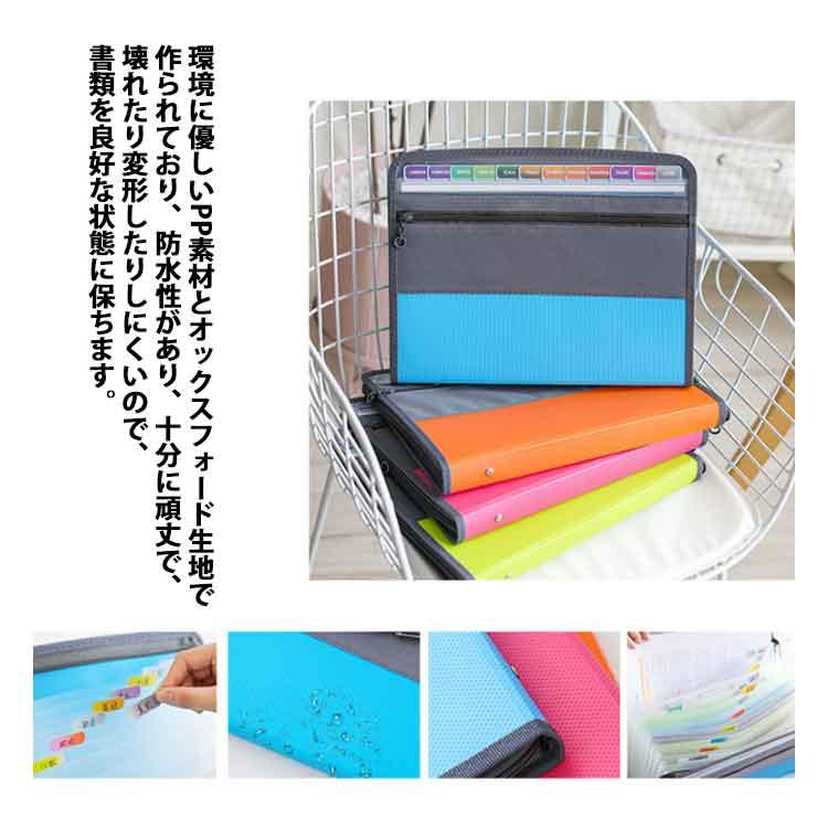ドキュメントファイル ファイル収納 ファイル 蛇腹 書類ケース