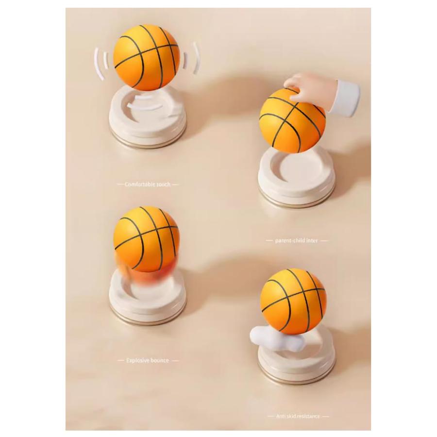 サイレントボール バスケ 直径24cm 安全 7号 サイレント