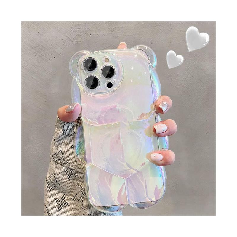 送料無料 くま クマ ソフトケース 熊 iPhone12pro iPhoneケース