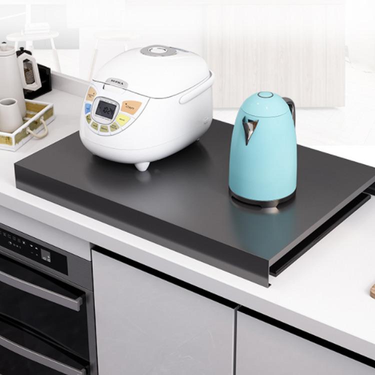 キッチン作業台 ガスコンロカバー IHコンロカバー ステンレス テーブル 丈夫 作業台 ステンレス コンロカバー 耐荷重50kg コンロ