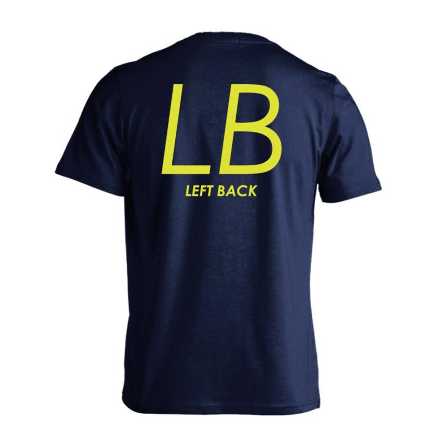 ハンドボール Tシャツ ウェア 半袖 LB LEFT BACK シンプルポジション XS-XL 練習着 (プロテッジ)｜proteggi