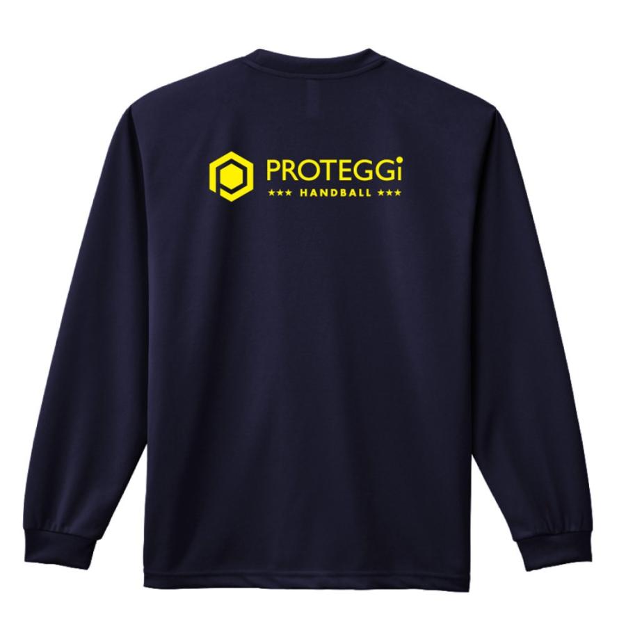 ハンドボール 長袖Tシャツ デジタルテキストな HANDBALL 標準サイズ XS-XL 全8色 ドライ プロテッジ PROTEGGi｜proteggi｜02