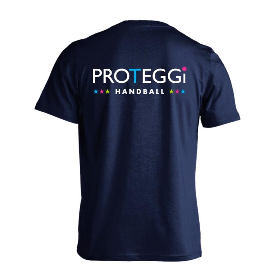 ハンドボール Tシャツ ウェア 半袖 シンプルスマイリーフェイス HANDBALL XS-XL 練習着 (プロテッジ)｜proteggi｜02